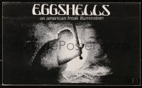 5g0730 EGGSHELLS pressbook 1969 Tobe Hooper eggshell fantasy, An American Freak Illumination!