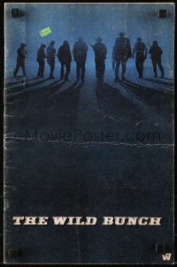 5g1022 WILD BUNCH pressbook 1969 Sam Peckinpah cowboy classic, William Holden & Ernest Borgnine