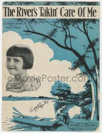 5g0368 RIVER'S TAKIN' CARE OF ME sheet music 1933 Rose Marie decades before The Dick Van Dyke show!