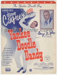 5g0407 YANKEE DOODLE DANDY sheet music 1942 James Cagney as George M. Cohan, The Yankee Doodle Boy!