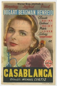 5g0202 CASABLANCA Spanish herald 1946 different image of Ingrid Bergman, Michael Curtiz classic!