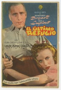 5g0211 HIGH SIERRA Spanish herald 1947 Humphrey Bogart as Mad Dog Killer Roy Earle, sexy Ida Lupino!
