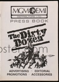 5g1042 DIRTY DOZEN English pressbook 1967 Charles Bronson, Jim Brown, Lee Marvin, Aldrich