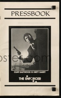 5g0733 ENFORCER pressbook 1976 classic images of Clint Eastwood as Dirty Harry with his gun!