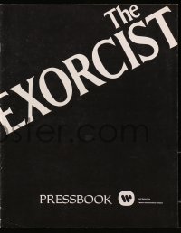 5g0738 EXORCIST pressbook 1974 William Friedkin, Max Von Sydow, William Peter Blatty horror classic!