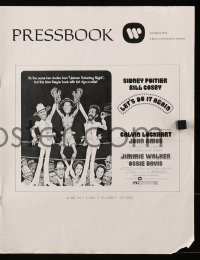 5g0822 LET'S DO IT AGAIN pressbook 1975 wacky Sidney Poitier, Bill Cosby, & Jimmie Walker!
