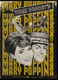 5g0846 MARY POPPINS pressbook R1973 Julie Andrews & Dick Van Dyke in Disney classic!