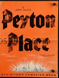 5g0883 PEYTON PLACE pressbook 1958 Lana Turner, from a novel of small town life by Grace Metalious!