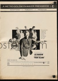 5g0893 POINT BLANK pressbook 1967 Lee Marvin, Angie Dickinson, John Boorman film noir!