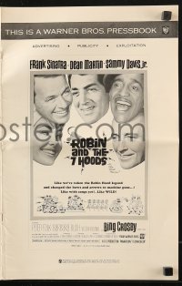 5g0917 ROBIN & THE 7 HOODS pressbook 1964 Frank Sinatra, Dean Martin, Sammy Davis Jr, Bing Crosby