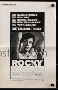 5g0921 ROCKY pressbook 1977 boxer Sylvester Stallone, Talia Shire, boxing classic!