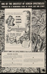 5g0929 SARABAND FOR DEAD LOVERS pressbook 1949 Stewart Granger in a spectacle of adventure & romance!