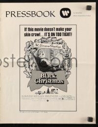 5g0941 SILENT NIGHT EVIL NIGHT pressbook 1975 will make your skin crawl, Black Christmas!