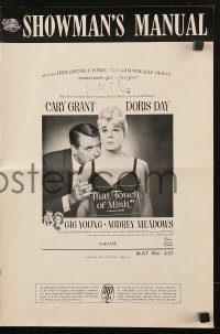 5g0978 THAT TOUCH OF MINK 20pg pressbook 1962 great images of Cary Grant & pretty Doris Day!