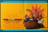 5g0265 NUDE BOMB promo brochure 1980 Don Adams as Maxwell Smart, unfolds to a 15x22 poster!