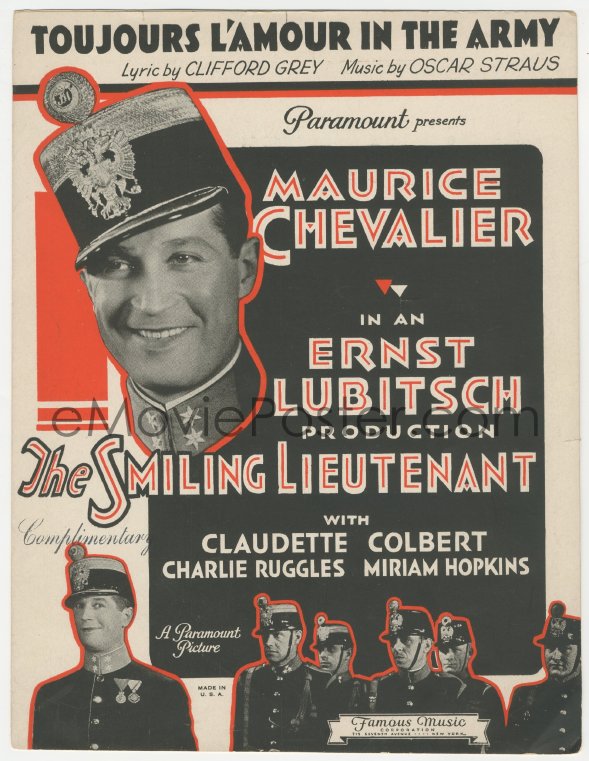 the smiling lieutenant 1931 movie