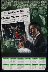 5h0316 BARACK OBAMA calendar 2009 44th President Barack Obama Man of the Year, with First Lady!