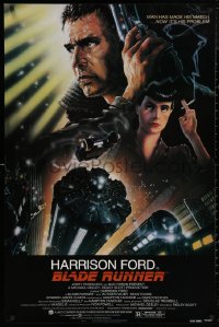 5h0829 BLADE RUNNER NSS style 1sh 1982 Ridley Scott sci-fi classic, art of Harrison Ford by Alvin!
