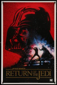 5h0602 RETURN OF THE JEDI 27x40 German commercial poster 1994 Revenge art of Vader by Drew Struzan!
