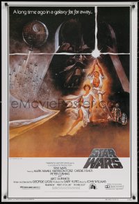 5h0610 STAR WARS style A 27x40 German commercial poster 1993 George Lucas classic, art by Tom Jung!