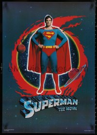 5h0613 SUPERMAN 23x32 Scottish commercial poster 2006 Bob Peak, you'll believe a man can fly!