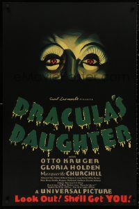 5h0289 DRACULA'S DAUGHTER S2 poster 2000 Gloria Holden in title role, great close-up art!