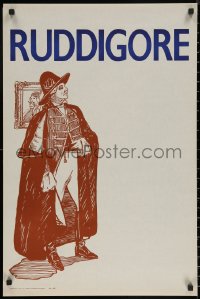 5h0364 RUDDIGORE stage play English double crown 1930s Gilbert & Sullivan opera, Sir Ruthgen!