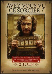 5h0060 HARRY POTTER & THE PRISONER OF AZKABAN heavy stock teaser French 28x39 2004 Oldman as Sirius!