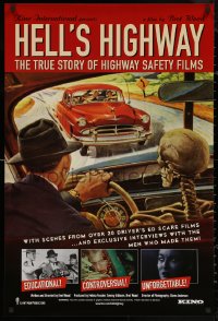 5h0930 HELL'S HIGHWAY: THE TRUE STORY OF HIGHWAY SAFETY FILMS 24x36 1sh 2003 driver's ed movies!
