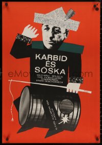 5h0088 CARBIDE & SORREL Hungarian 23x33 1964 Karbid und Sauerampfer, wacky Kovacs artwork!