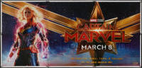 5h0025 CAPTAIN MARVEL Indian 2019 incredible huge image of Brie Larson in the title role!