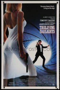 5h0985 LIVING DAYLIGHTS 1sh 1987 Timothy Dalton as the most dangerous James Bond ever!