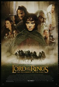 5h0987 LORD OF THE RINGS: THE FELLOWSHIP OF THE RING advance 1sh 2001 Tolkien, top cast!