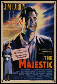 5h0999 MAJESTIC int'l 1sh 2001 great art of Jim Carrey, directed by Frank Darabont!