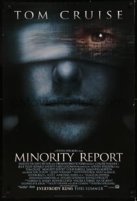 5h1011 MINORITY REPORT advance DS 1sh 2002 Steven Spielberg, Tom Cruise, Colin Farrell