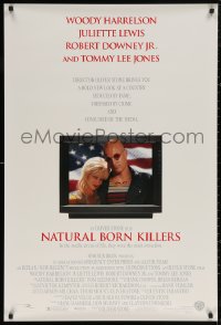 5h1024 NATURAL BORN KILLERS DS 1sh 1994 Oliver Stone, Woody Harrelson & Juliette Lewis on TV!