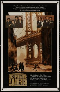 5h1032 ONCE UPON A TIME IN AMERICA 1sh 1984 De Niro, James Woods, Sergio Leone, many images!