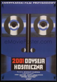 5h0296 2001: A SPACE ODYSSEY commercial Polish 23x33 2017 Stanley Kubrick, different art by Gorka!