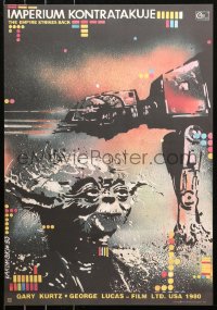 5h0300 EMPIRE STRIKES BACK limited edition Polish reprint 2015 Yoda & Imperial Walker by Lakomski!