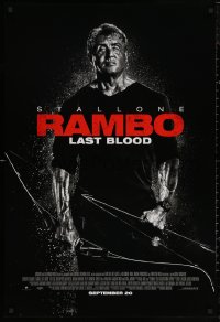 5h1063 RAMBO: LAST BLOOD advance DS 1sh 2019 Sylvester Stallone has one more fight left in him!