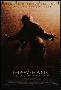 5h1098 SHAWSHANK REDEMPTION advance 1sh 1994 escaped prisoner Tim Robbins in rain, Stephen King