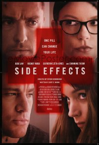 5h1102 SIDE EFFECTS DS 1sh 2013 Jude Law, Rooney Mara, Catherine Zeta-Jones!