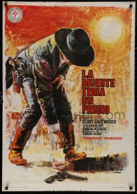 5h0128 FOR A FEW DOLLARS MORE Spanish 1966 Sergio Leone's Per qualche dollaro in piu, Mac art!