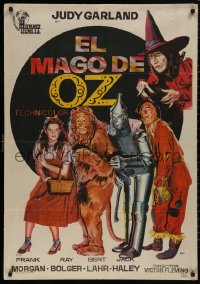 5h0158 WIZARD OF OZ Spanish R1972 Victor Fleming, Haley, Bolger, Lahr, Judy Garland by Jano!