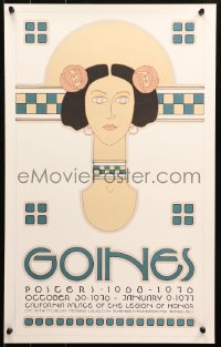 5h0406 GOINES POSTERS 15x24 art print 1979 his art at the California Palace of the Legion of Honor!