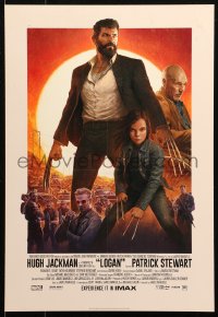 5h0548 LOGAN IMAX mini poster 2017 Jackman in the title role as Wolverine, claws out, top cast!