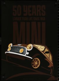 5h0734 MINI 20x28 special poster 2009 really cool art of the car by Lasse Bauer!