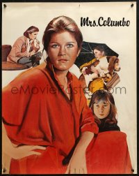 5h0559 MRS. COLUMBO tv poster 1979 Kate Mulgrew in title role wearing red outfit!