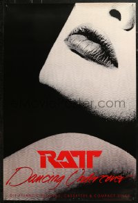 5h0334 RATT 24x36 music poster 1986 Dancing Undercover, sexy close-up design!