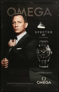 5h0758 SPECTRE 21x33 special poster 2015 Daniel Craig as James Bond 007 in tuxedo, Omega tie-in